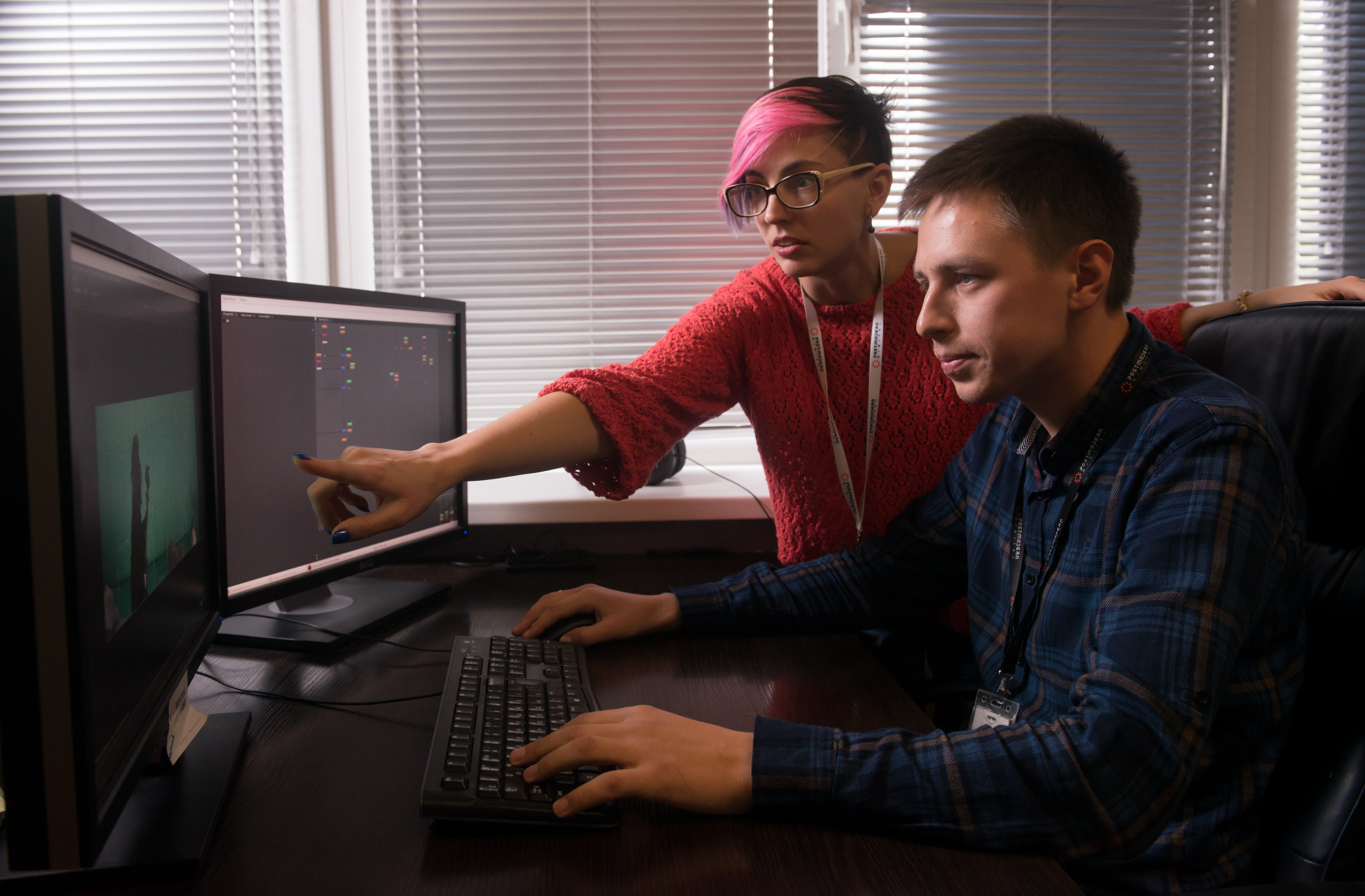 工作中的Postmodern小哥哥小姐姐们