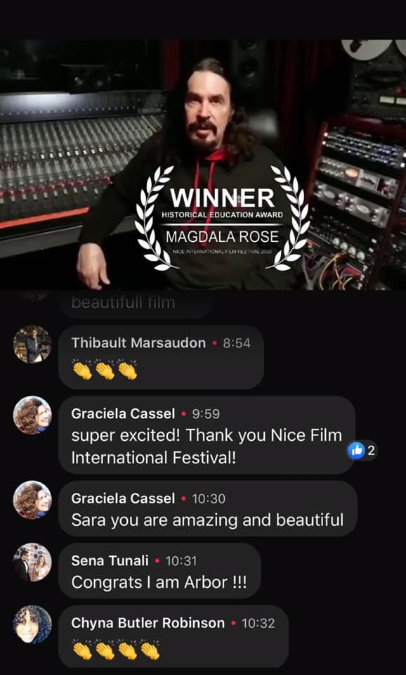 2020法国尼斯国际电影节在线颁奖礼落幕，两部中国影片喜获导演大奖！