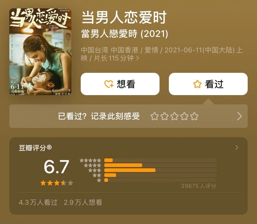 从《那些年》到《当男人恋爱时》，台偶电影打动你的有几部？