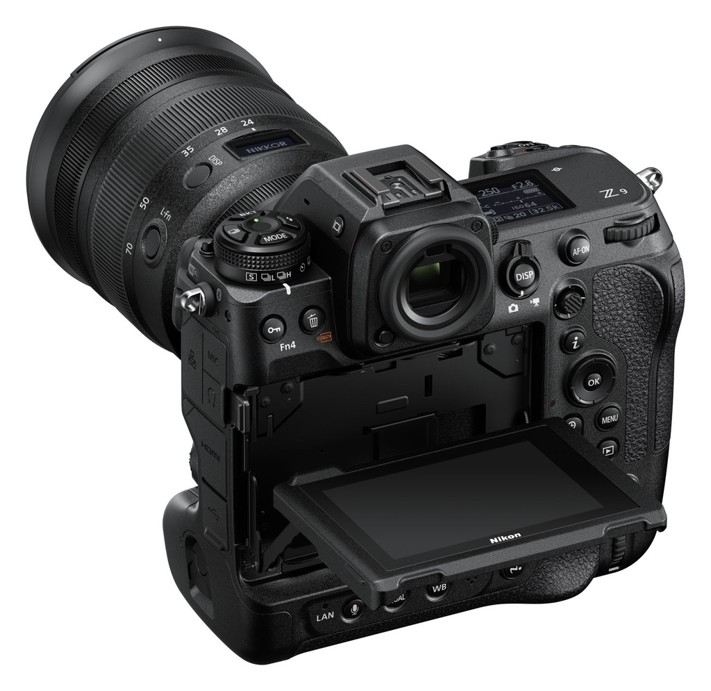 尼康发布 Z9，30 fps、8K、堆叠式 CMOS 专业无反相机