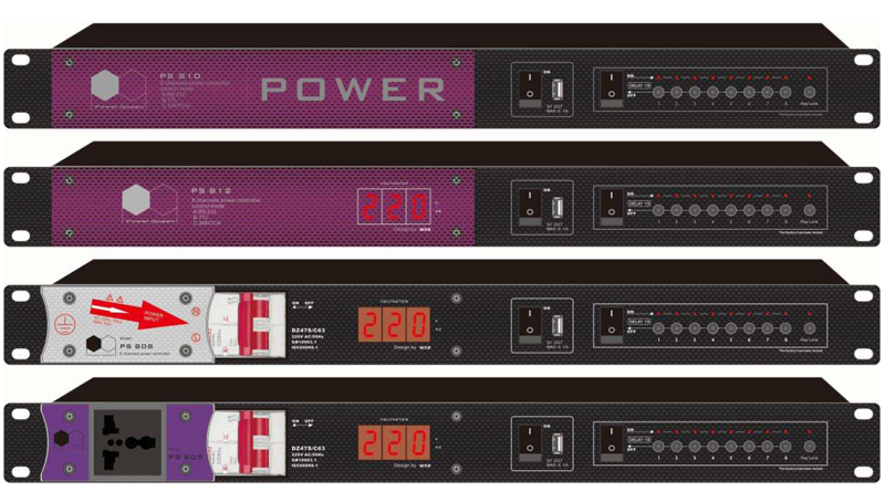 RS 系列 1U8 路电源控制器
