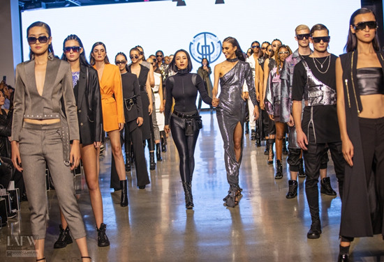 吴靖萱帅气亮相洛杉矶时装周   跨界发展成绩斐然