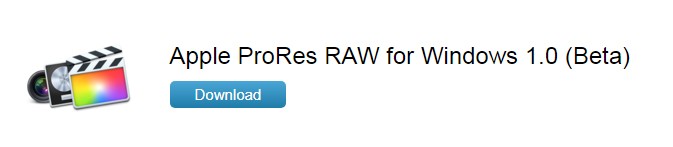 苹果今天发布了 Windows 版 ProRes RAW_影视工业网-幕后英雄APP
